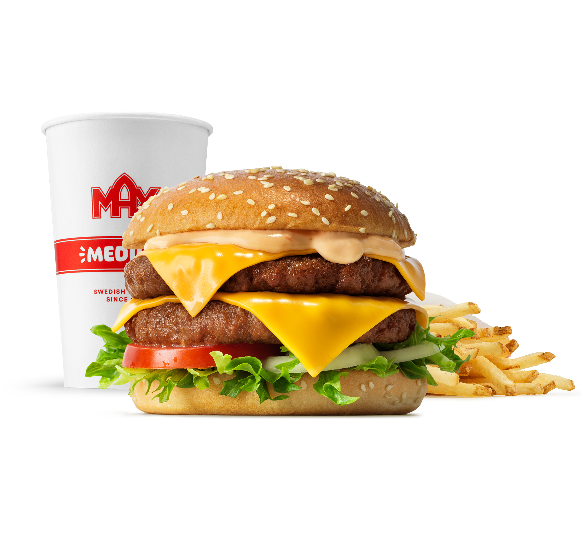 Dobbel Original Plant Beef-meny